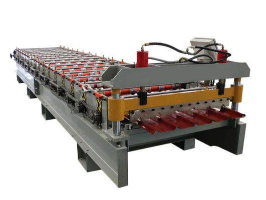 IBR 900 building Roof Tile Roll Forming Machine Long Span 7 Ribs High Capacity