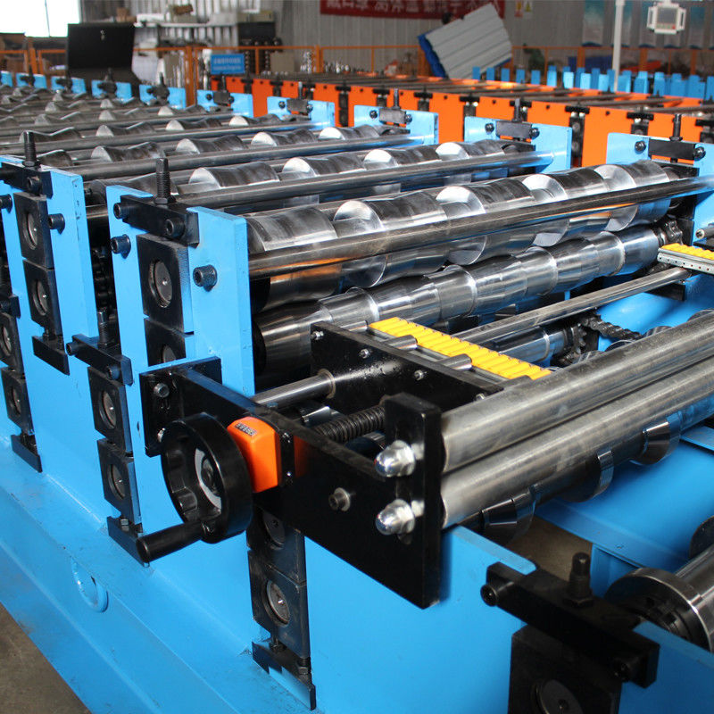 2025년 신규 디자인 사다리꼴 및 유리 이중 레이어 지붕 시트 루핑 타일 롤 성형기