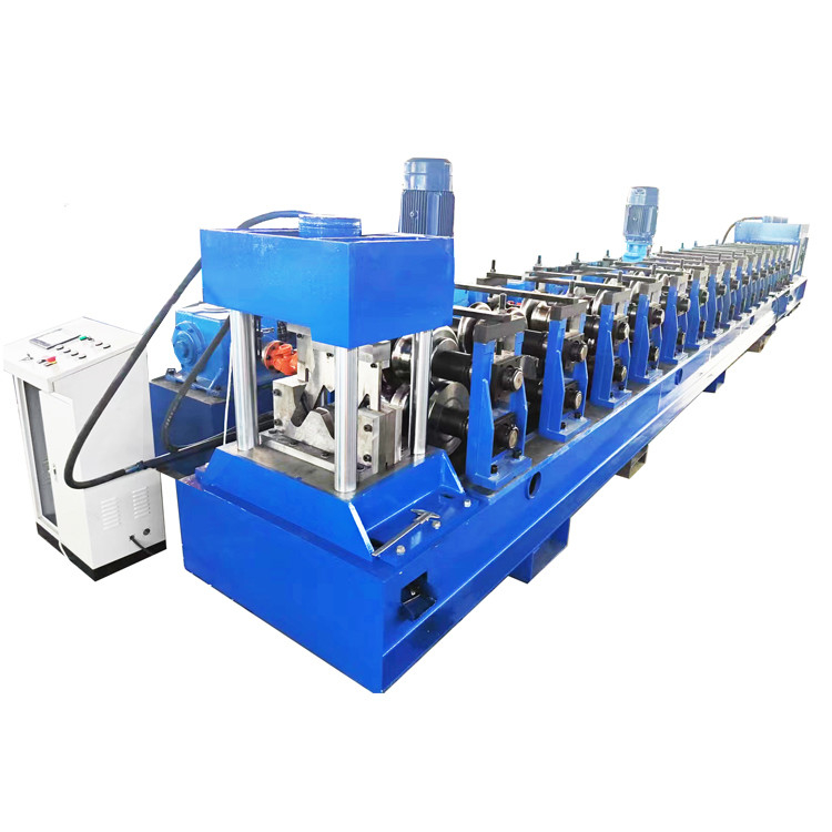 소화 HRC58-62 크롬으로 접힌 고속도로 경호선 롤 형성 기계 11kw 5.5kw PLC 제어