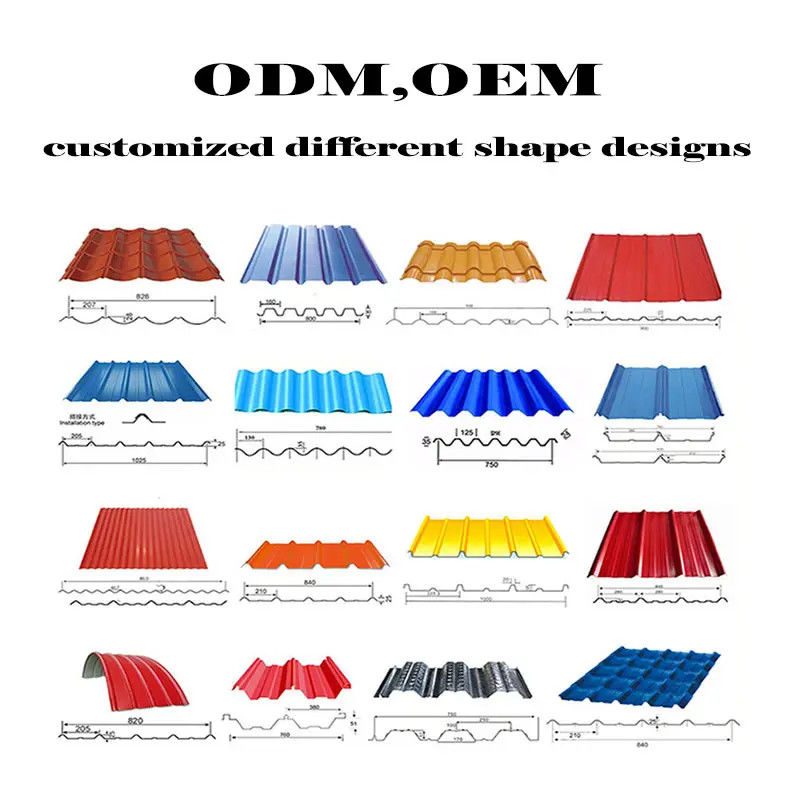 자동 PPGI GI PPGL GL IBR 패널 이중층 금속 지붕 롤 형성 기계 TR4 TR5 호러비드 지붕 윗판 철 타일