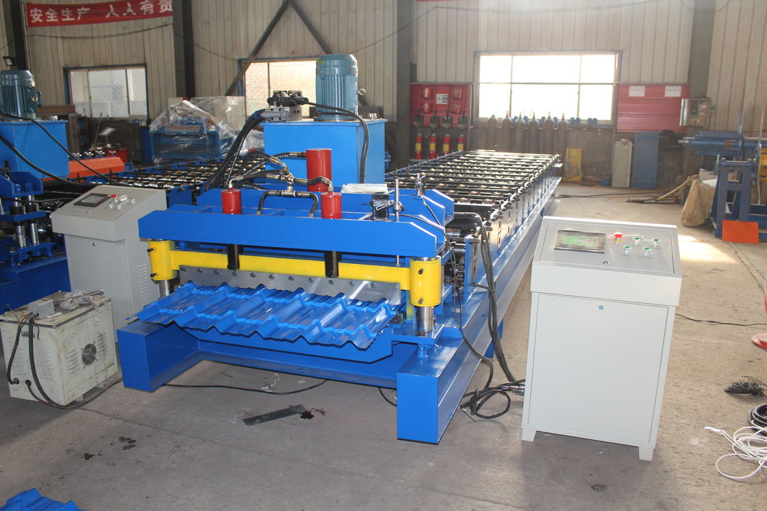 380v 50hz 2025 새로운 디자인 맞춤화 Galvalume Roof Panel Roll Forming Machine Plc