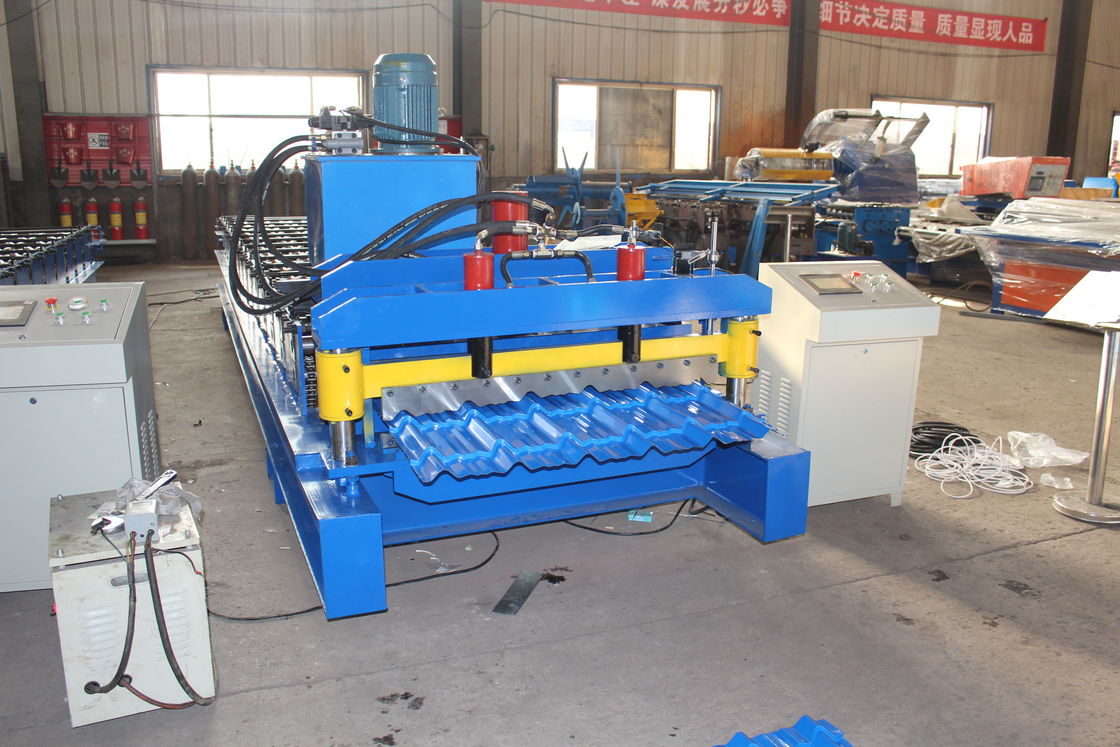 380v 50hz 2025 새로운 디자인 맞춤화 Galvalume Roof Panel Roll Forming Machine Plc