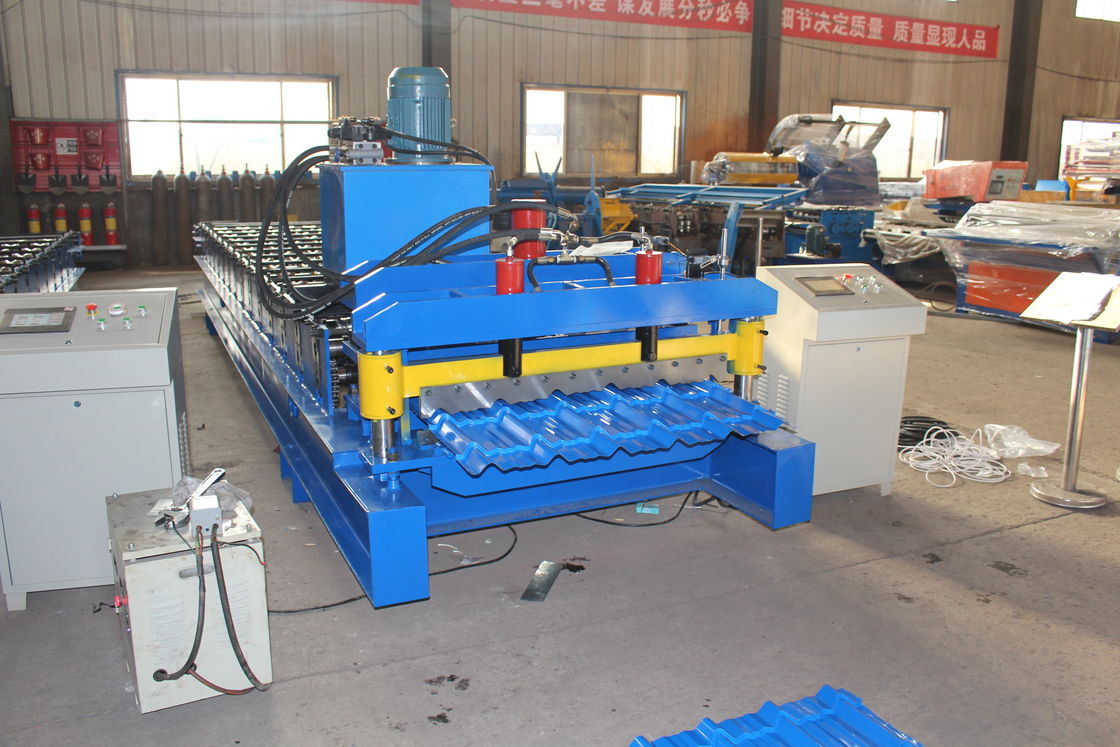 공장 가격 0.3-0.8mm 두께 가시 지붕 잎 형성 기계