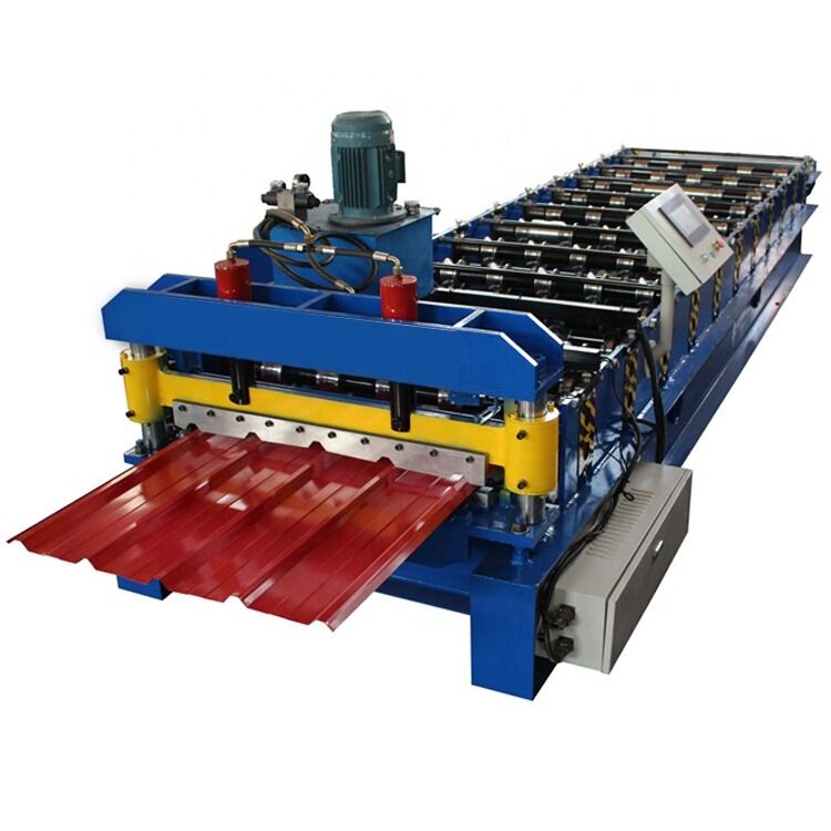 Plc DETLA Controlled IBR Roof Trapezoidal Wall Panel Roll Forming Machine Suitable for Galvanized Sheet Panel Production
