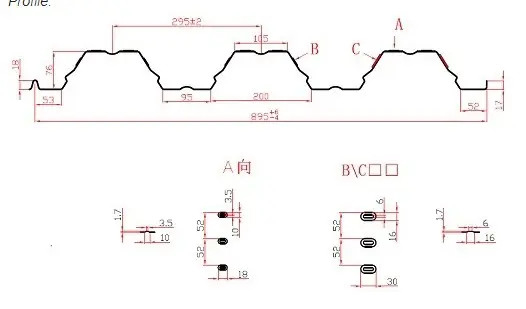 10 - 20m/Min과 자동 제어 금속 갑판 롤 성형기
