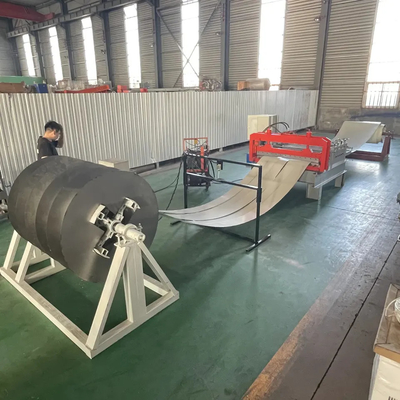 자동 8 - 15m/Min 강철 코일은 길이 선 15 kw PLC 통제에 잘렸습니다