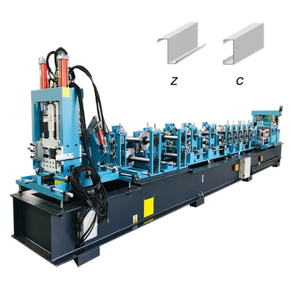 오토마테드 CZ 중도리 롤 성형기 스터드와 트랙 냉기 롤 포멀  5.5 kw