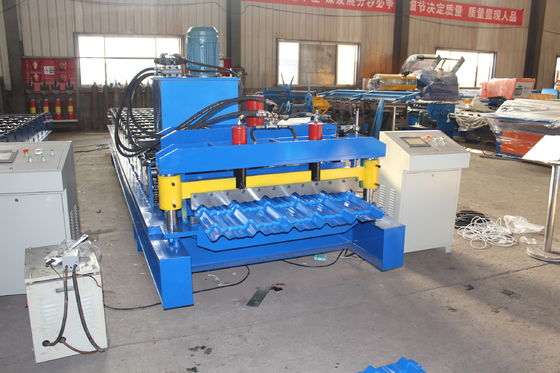 380v 50hz 2025 새로운 디자인 맞춤화 Galvalume Roof Panel Roll Forming Machine Plc