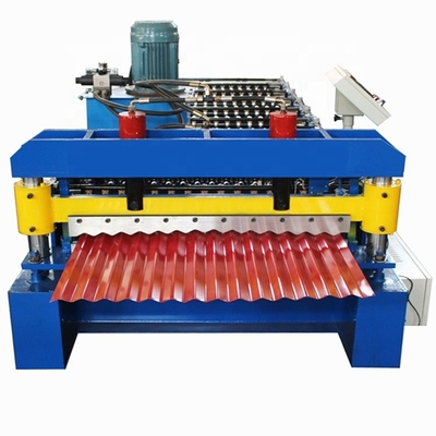 기계 15m/Min를 만드는 착색된 강철 벽 850mm 물결 모양 강철판