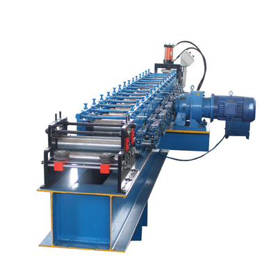 45 스틸 롤러 재료 셔터 도어 롤 형성 기계 7.5KW PLC 제어 시스템